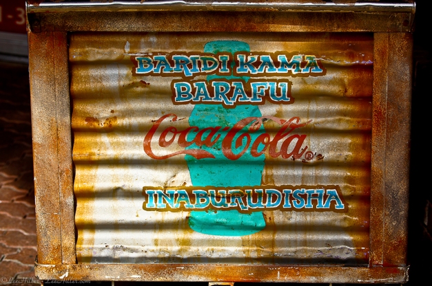 Swahili Coca-Cola Sign in Hot Springs, Arkansas